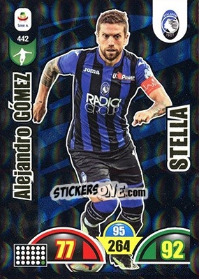 Sticker Alejandro Gómez - Calciatori 2018-2019. Adrenalyn XL n. 442 - Panini