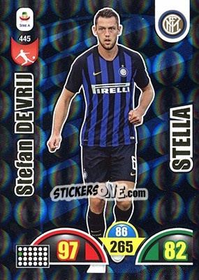 Sticker Stefan de Vrij - Calciatori 2018-2019. Adrenalyn XL - Panini