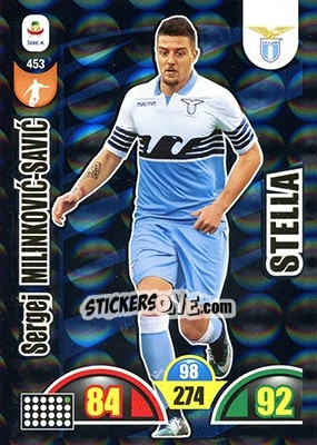 Sticker Sergej Milinkovic-Savic - Calciatori 2018-2019. Adrenalyn XL n. 453 - Panini
