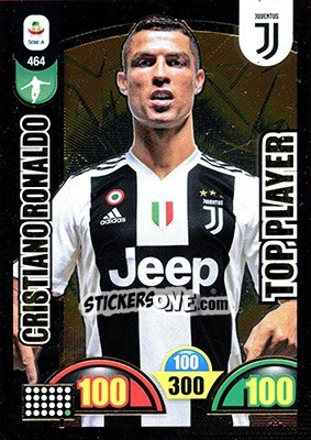 Sticker Cristiano Ronaldo - Calciatori 2018-2019. Adrenalyn XL n. 464 - Panini