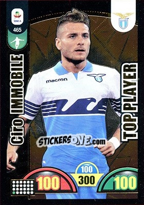 Sticker Ciro Immobile - Calciatori 2018-2019. Adrenalyn XL n. 465 - Panini