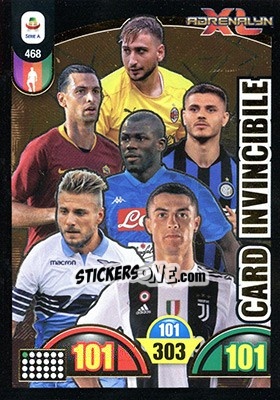 Sticker Card Invincibile - Calciatori 2018-2019. Adrenalyn XL - Panini