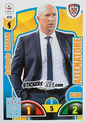 Sticker Rolando Maran - Calciatori 2018-2019. Adrenalyn XL n. 472 - Panini