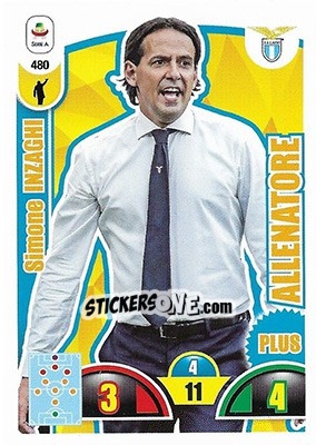 Sticker Simone Inzaghi - Calciatori 2018-2019. Adrenalyn XL n. 480 - Panini