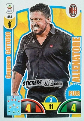 Sticker Gennaro Gattuso - Calciatori 2018-2019. Adrenalyn XL n. 481 - Panini