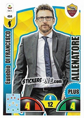 Sticker Eusebio Di Francesco - Calciatori 2018-2019. Adrenalyn XL n. 484 - Panini