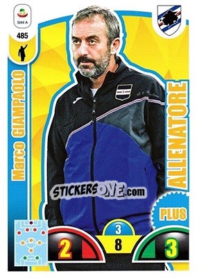 Sticker Marco Giampaolo - Calciatori 2018-2019. Adrenalyn XL n. 485 - Panini