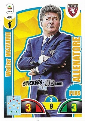 Sticker Walter Mazzarri - Calciatori 2018-2019. Adrenalyn XL n. 488 - Panini