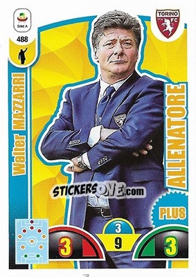 Figurina Walter Mazzarri - Calciatori 2018-2019. Adrenalyn XL - Panini