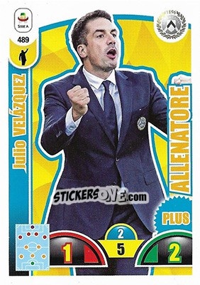 Sticker Julio Velàzquez - Calciatori 2018-2019. Adrenalyn XL n. 489 - Panini