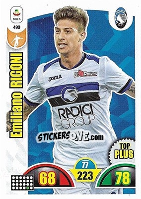 Sticker Emiliano Rigoni - Calciatori 2018-2019. Adrenalyn XL n. 490 - Panini
