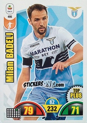 Sticker Milan Badelj - Calciatori 2018-2019. Adrenalyn XL n. 495 - Panini