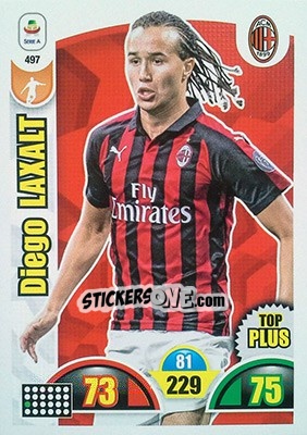 Sticker Diego Laxalt - Calciatori 2018-2019. Adrenalyn XL n. 497 - Panini