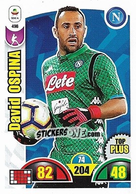 Sticker David Ospina - Calciatori 2018-2019. Adrenalyn XL n. 498 - Panini