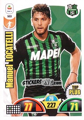 Sticker Manuel Locatelli - Calciatori 2018-2019. Adrenalyn XL n. 503 - Panini