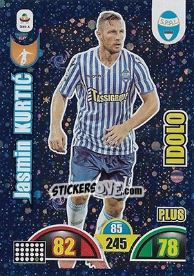 Sticker Jasmin Kurtic - Calciatori 2018-2019. Adrenalyn XL n. 507 - Panini