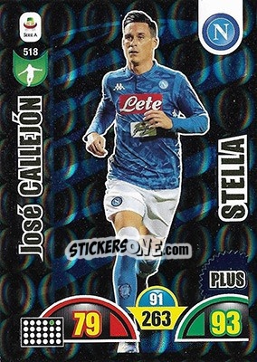 Figurina José Callejon - Calciatori 2018-2019. Adrenalyn XL - Panini