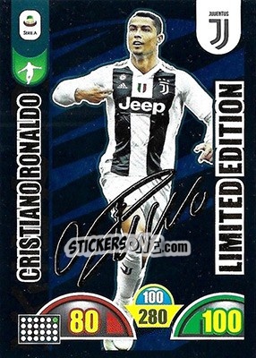 Sticker Cristiano Ronaldo - Calciatori 2018-2019. Adrenalyn XL n. GS-CR - Panini