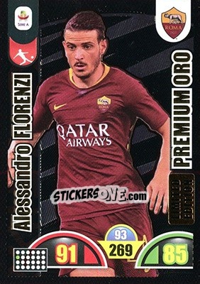 Sticker Alessandro Florenzi - Calciatori 2018-2019. Adrenalyn XL n. LE-AF - Panini