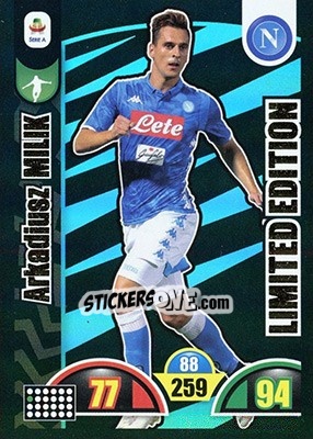 Sticker Arkadiusz Milik - Calciatori 2018-2019. Adrenalyn XL n. LE-AM - Panini