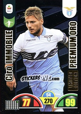 Figurina Ciro Immobile - Calciatori 2018-2019. Adrenalyn XL - Panini