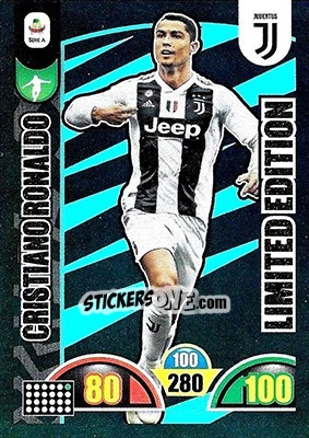 Sticker Cristiano Ronaldo - Calciatori 2018-2019. Adrenalyn XL n. LE-CR - Panini
