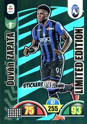 Figurina Duván Zapata - Calciatori 2018-2019. Adrenalyn XL - Panini