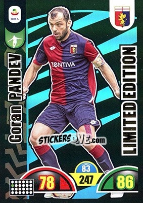 Figurina Goran Pandev - Calciatori 2018-2019. Adrenalyn XL - Panini