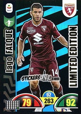 Sticker Iago Falque - Calciatori 2018-2019. Adrenalyn XL n. LE-IF - Panini