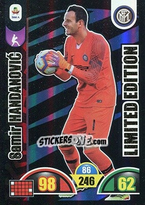 Sticker Samir Handanovic - Calciatori 2018-2019. Adrenalyn XL n. LE-SH - Panini