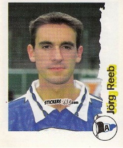 Sticker Jorg Reeb - Fußball Bundesliga zur Endphase der Saison 1996/1997 n. 12 - Panini