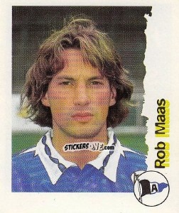 Sticker Rob Maas - Fußball Bundesliga zur Endphase der Saison 1996/1997 n. 14 - Panini