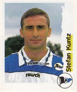 Sticker Stefan Kuntz - Fußball Bundesliga zur Endphase der Saison 1996/1997 n. 17 - Panini