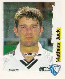 Sticker Mathias Jack - Fußball Bundesliga zur Endphase der Saison 1996/1997 n. 21 - Panini
