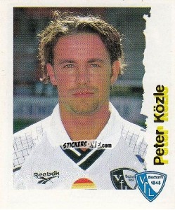 Cromo Peter Kozle - Fußball Bundesliga zur Endphase der Saison 1996/1997 n. 29 - Panini