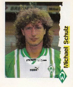 Sticker Michael Schulz - Fußball Bundesliga zur Endphase der Saison 1996/1997 n. 34 - Panini