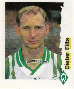 Sticker Dieter Eilts - Fußball Bundesliga zur Endphase der Saison 1996/1997 n. 37 - Panini