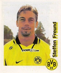 Sticker Steffen Freund - Fußball Bundesliga zur Endphase der Saison 1996/1997 n. 51 - Panini