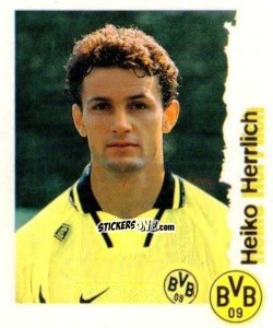 Sticker Heiko Herrlich - Fußball Bundesliga zur Endphase der Saison 1996/1997 n. 56 - Panini