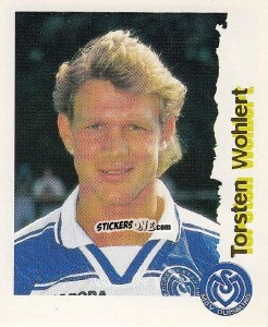 Figurina Torsten Wohlert - Fußball Bundesliga zur Endphase der Saison 1996/1997 n. 60 - Panini