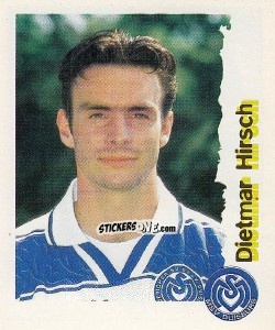 Figurina Dietmar Hirsch - Fußball Bundesliga zur Endphase der Saison 1996/1997 n. 63 - Panini