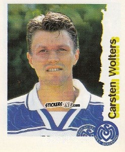 Sticker Carsten Wolters - Fußball Bundesliga zur Endphase der Saison 1996/1997 n. 64 - Panini