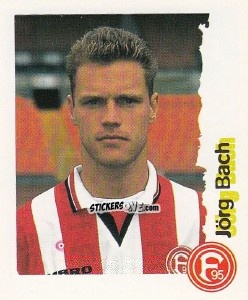 Sticker Jorg Bach - Fußball Bundesliga zur Endphase der Saison 1996/1997 n. 73 - Panini