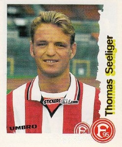 Sticker Thomas Seeliger - Fußball Bundesliga zur Endphase der Saison 1996/1997 n. 80 - Panini