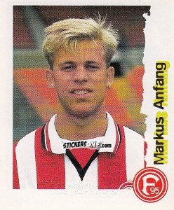 Cromo Markus Anfang - Fußball Bundesliga zur Endphase der Saison 1996/1997 n. 81 - Panini