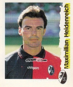 Cromo Maximilian Heidenreich - Fußball Bundesliga zur Endphase der Saison 1996/1997 n. 87 - Panini