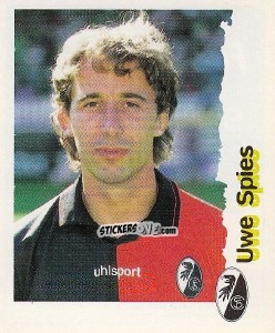 Cromo Uwe Spies - Fußball Bundesliga zur Endphase der Saison 1996/1997 n. 94 - Panini