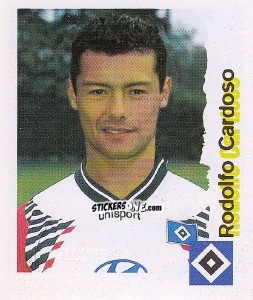 Cromo Rodolfo Cardoso - Fußball Bundesliga zur Endphase der Saison 1996/1997 n. 103 - Panini