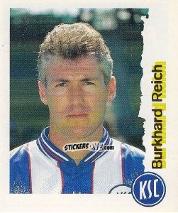 Sticker Burkhard Reich - Fußball Bundesliga zur Endphase der Saison 1996/1997 n. 113 - Panini