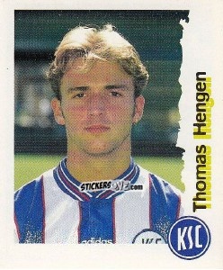 Sticker Thomas Hengen - Fußball Bundesliga zur Endphase der Saison 1996/1997 n. 114 - Panini
